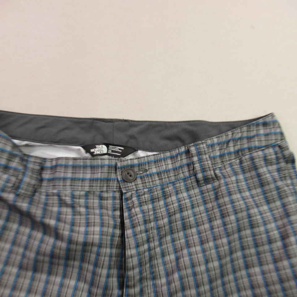 North Face Shorts Mens 34 Pockets Lightweight Outdoors Checks Stretch - Image 2 of 4