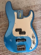 Johnson P - Bass Guitar Body - Johnson EMG Pickups- Blue metallic 