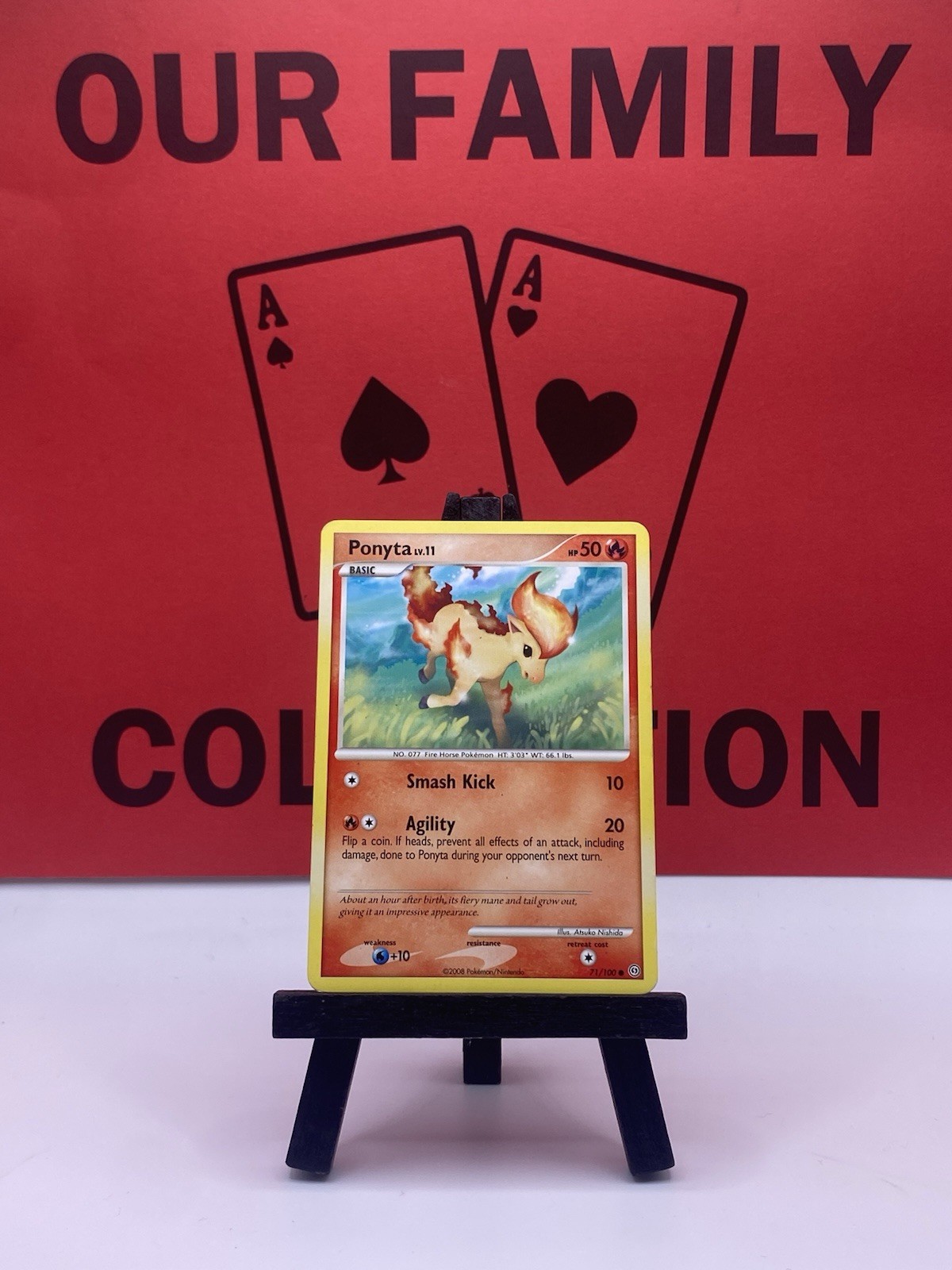 Ponyta 71/100 Stormfront Pokemon TCG Regular Common 2008 LP
