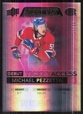 2021-22 Upper Deck Credentials #67 Michael Pezzetta Pink #/49