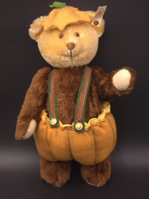 Steiff Pumpkin Patch Mohair Bear for the Fall 1997 Four Seasons Collection 