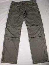 Kuhl Revolvr Pants Mens 34x32 Brown Outdoor Hiking Articulated Knee Cotton Nylon