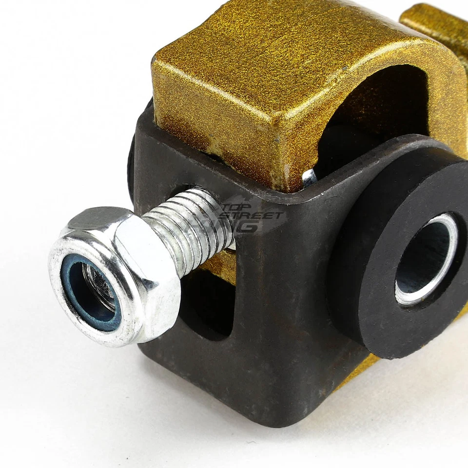 PARA HONDA/ACURA ACUERDO CIVIC INTEGRA PRELUDE AJUSTABLE DELANTERO SUPERIOR INCLINACIÓN DORADO Foto 3 de 4