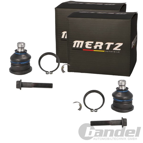 2X Mertz Traggelenke Vorne Beidseitig Passend FÜR Nissan Micra Note Links+Rechts-image