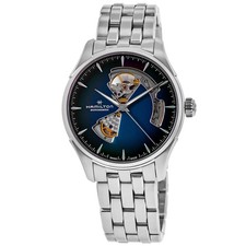 New Hamilton Jazzmaster Open Heart Automatic Blue Dial Men's Watch H32675140
