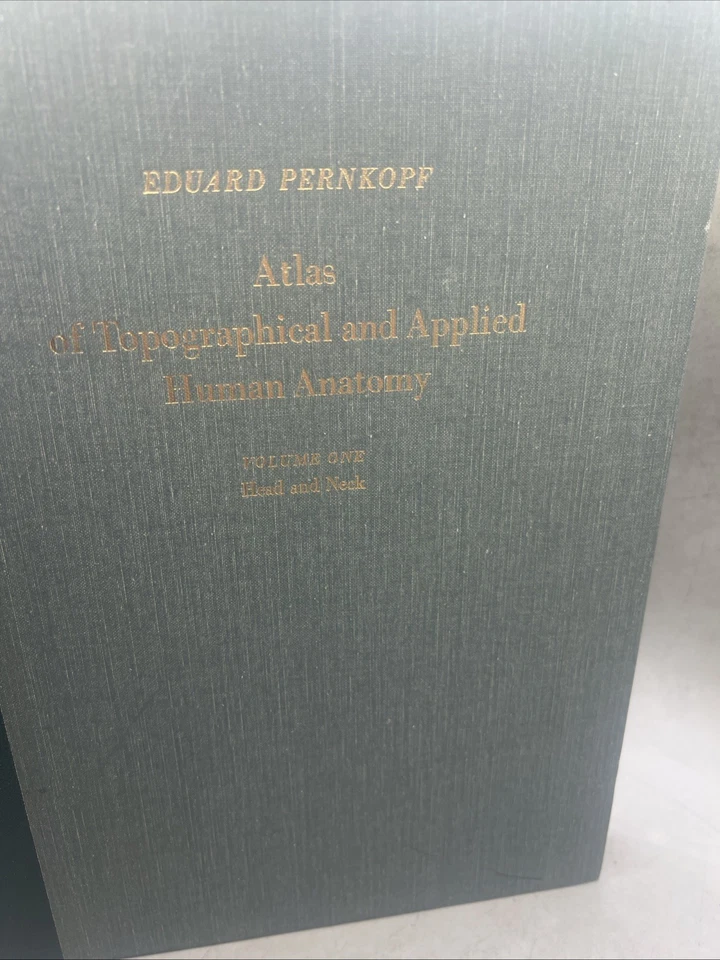Atlas of Topographical and Applied Human Anatomy Vol. 1 Head Neck Pernkopf 1963 Foto 3 de 4