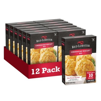 Red Lobster Cheddar Bay Biscuit Mix, Garlic Herb 11.36 Ounce (Pack of 12) 