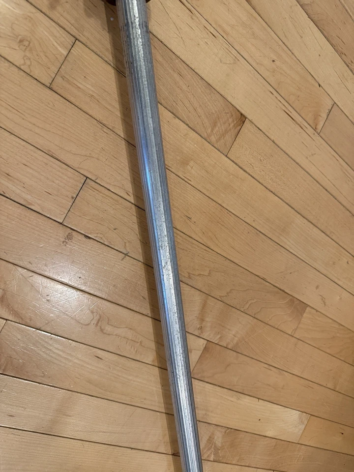 Винтажная Золотая Тренажерный зал 1» веса подъема штанга стандарт прямой штанги 58» + воротники - Изображение 4 из 4