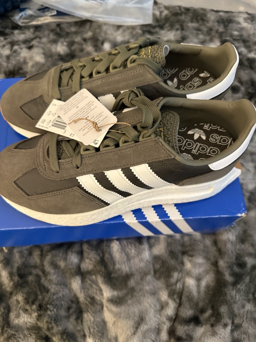 Adidas Retropy E5 Men's Size 9 Olive Green White Gum Sole H03854