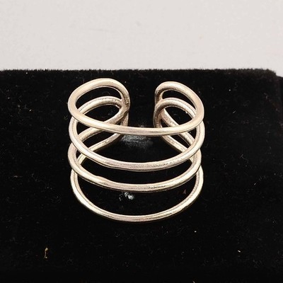 Solid 925 Sterling Silver Adjustable Arthritis Finger Splint Handmade Ring
