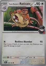 Team Rocket's Raticate 148/182 Destined Rivals