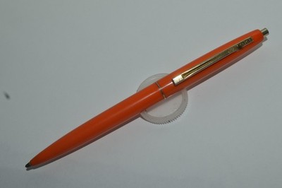 BIC CLIC MCP21 Ballpoint Pen Bright Orange Color Light Used Circa 1980's Retired