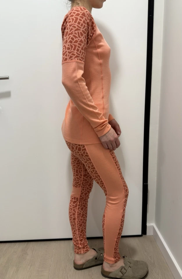 DDP Johaug Mujer Lana Capa Base Esquí Activo Senderismo Aire Libre Traje Mujer Talla M Foto 3 de 4