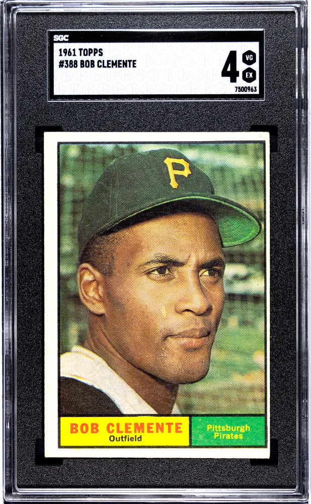 1961 Topps Bob Clemente #388 SGC 4