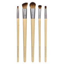 EcoTools Daily Defined Eye Brush Set 5 Piece Set  Storage Tray Cruelty-Free