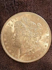1889 Morgan Silver Dollar $1 AU Details High Grade 90% Silver US Coin
