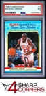 1988 FLEER STICKER #7 MICHAEL JORDAN BULLS HOF PSA 7