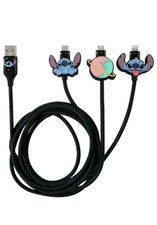1.8m Universal Disney 3-in-1 Charger Micro B, Apple, Type C Cable Fast Charging