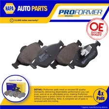 Brake Pads Set fits FORD PUMA 1.7 Front 00 to 02 Proformer 1101462 1101463