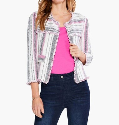 Nic + Zoe Deborah Dashing Days Jacket Pink Multi