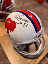 JSA Certified Signed OJ Simpson Buffalo Bills Replica Helmet NFL