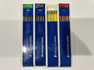 Vintage Staedtler Mars Lumochrom Draft Pencil Lead 204-10, 204-5, 208-40, 204-29