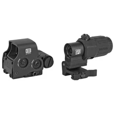 EOTech Holographic Hybrid Sight, EXPS2-2 Sight With G33 Magnifier, Black Finish