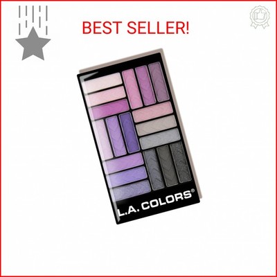 L.A. COLORS 18 Color Eyeshadow Palette, Strange Love CES749