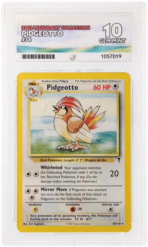 Pidgeotto graded ACE 10 for sale on eBay