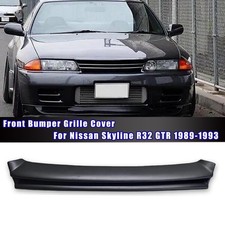 Front Bumper Grille Grill Cover For Nissan Skyline R32 Gtr 1989-1993 Fiberglass Front Bumper Grille Grill Cover For Nissan Skyline R32 Gtr 1989-1993 Fiberglass