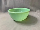 New ListingVintage 6” Anchor Hocking Fire King Swirl Jadeite Green Mixing Bowl Ovenware USA