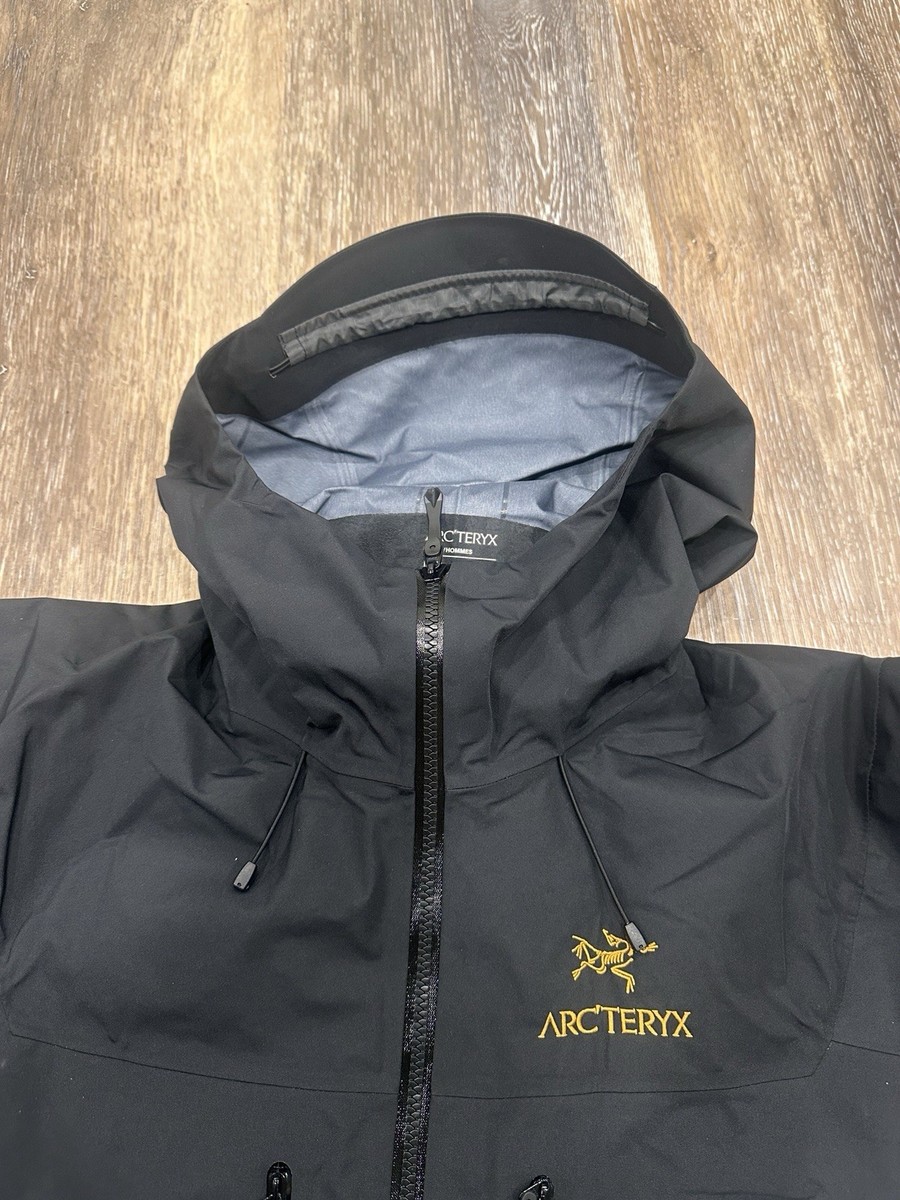 Arc'teryx Alpha SV Gore-Tex Jacket Men's Black with 24K Gold