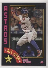2019 Topps 1984 Baseball All-Stars Black 295/299 Jose Altuve #84AS-JA 04br