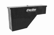 Dee Zee Dz94b Wheel Well Tool Box Black Aluminum Passenger 37x7.75x19.5
