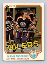 Glenn Anderson 1981-82 O-Pee-Chee Hockey #108 Edmonton Oilers RC Rookie Card. rookie card picture