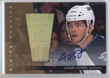 2014-15 SPx Finite Rookies Auto 47/125 Adam Lowry #20 Auto i9x