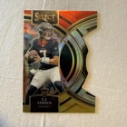 2023 Panini Select - Premier Level C.J. Stroud #183 Red & Yellow Prizm Die-Cut