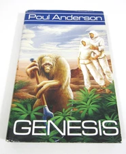 Genesis Poul Anderson BCE Hardcover Science Fiction Ai Future Gaia Technology