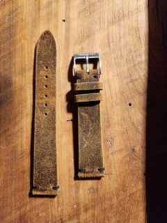 Veblenist 18 mm "Birchover" leather strap