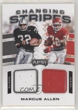 2020 Panini Playoff Changing Stripes Relics Marcus Allen #CS-MA HOF 07z7