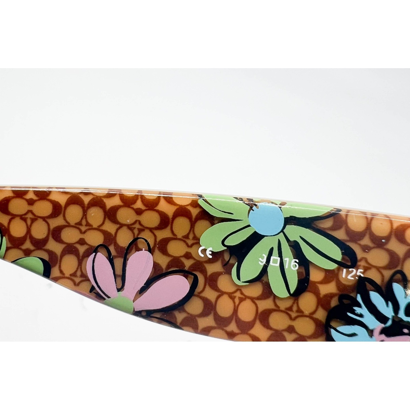 Coach Sunglasses Frames Tortoise Shell Floral Pri… - image 5