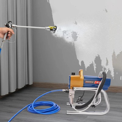 1500W Airless Farbsprühgerät Profi Elektrische Spritzpistole Wand DIY EU Stecker Gol