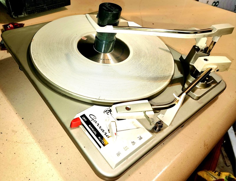 vintage garrard turntable