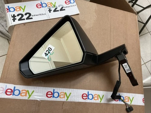 24 25 Tesla Cybertruck Left Driver Side View Mirror Assembly 2037460-00-B LH OEM