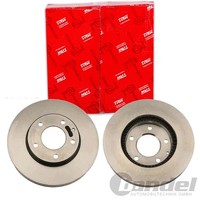 2X Trw Bremsscheiben 274Mm BelÜFtet Vorne Passend FÜR Mazda Mpv Xedos | DF4012