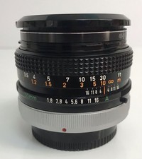 Canon FD 50mm 1:1.8 S.C. SC Manual Focus Lens with Caps  Filter