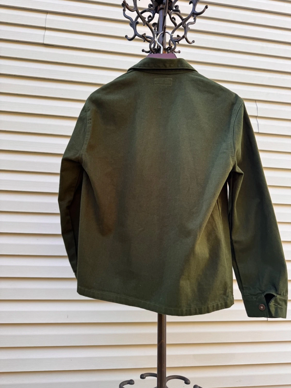 Tellason Coverall Jacket - Garment Dyed Green Medium Made in USA BNWT $225 image 6