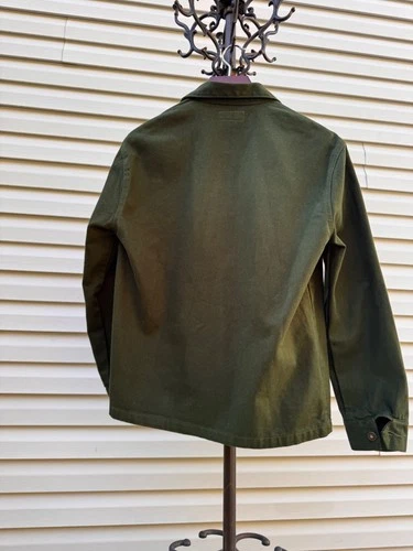 Tellason Coverall Jacket - Garment Dyed Green Medium Made in USA BNWT $225 image 6