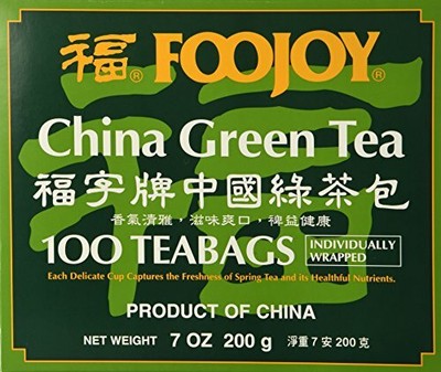1 X Foojoy China Green Tea, 2G X 100 Teabags By A2Aworld Green Tea (885101842373)