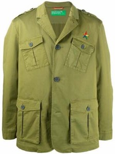 benetton m65 sz utility olive flag jacket colors united